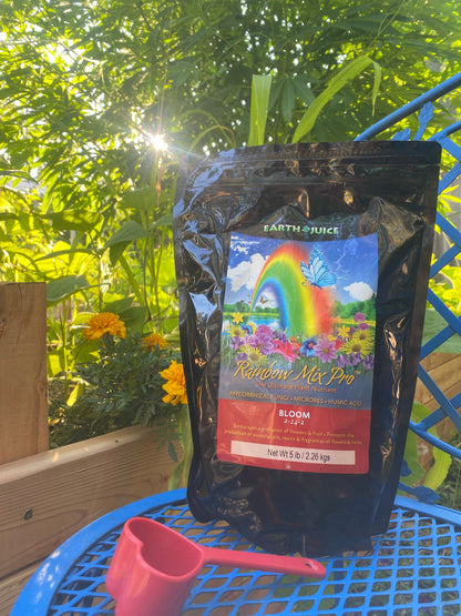 5 lbs. Rainbow Mix Pro Bloom Fertilizer for Flowering Plants 2-14-2